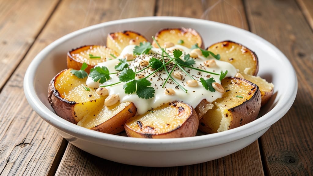 Baked Potato Quarters Recipe: Herb-Butter Crust Meets Fluffy Centers