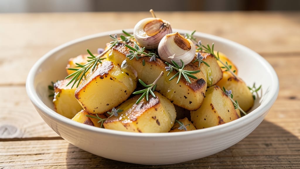 Canned Diced Potatoes Recipe: One-Pan Garlic-Herb Roast With Crispy Edges
