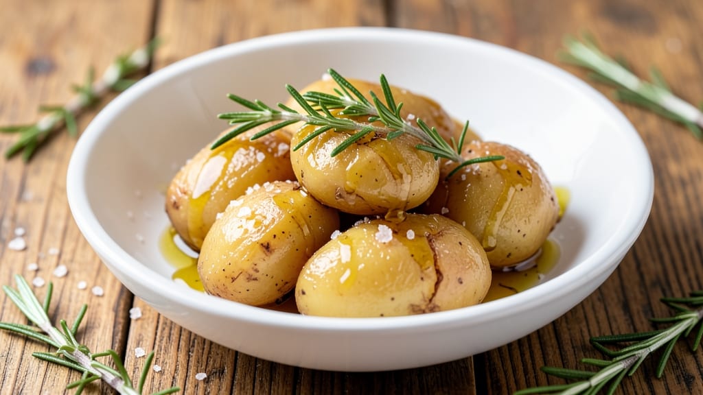 Canned New Potatoes Recipe: One-Pan Herb Roast With Vinegar-Kissed Crunch