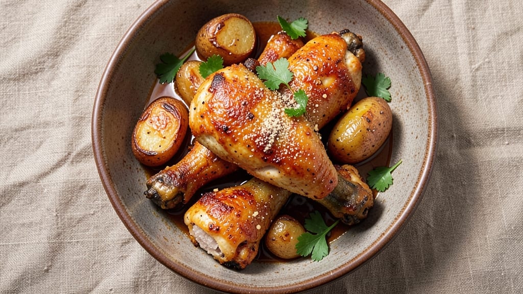 Drumsticks and Potatoes Recipe: One-Pan Smoky-Spiced Harmony