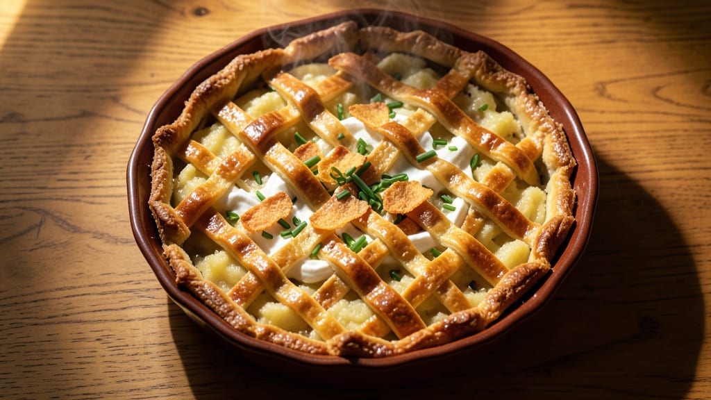 Grandma's Old-Fashioned Potato Pie Recipe: Homestyle Crust and Spiced Filling
