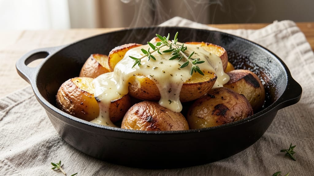 Ina Garten's Dutch Oven Potatoes Recipe: Crispy Vinegar-Kissed Crowns With Fluffy Centers