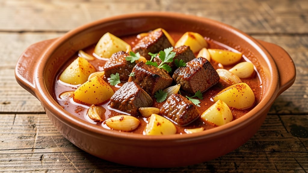 Lidia's Kitchen Beef and Potato Goulash Recipe: Paprika-Rich Stew With Hearty Dumplings
