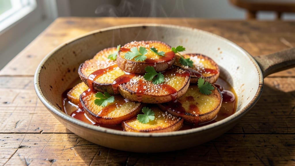 Lipton Onion Potato Recipe: Crispy Cornmeal Crowns With Golden Vinegar Glaze