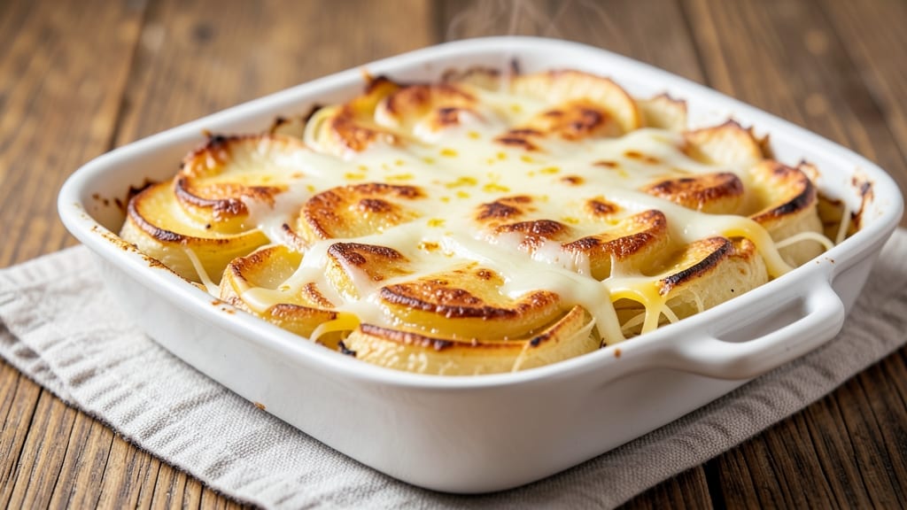 Natasha's Kitchen Scalloped Potatoes Recipe: Cheesy Layers With Crispy Vinegar-Touched Edges