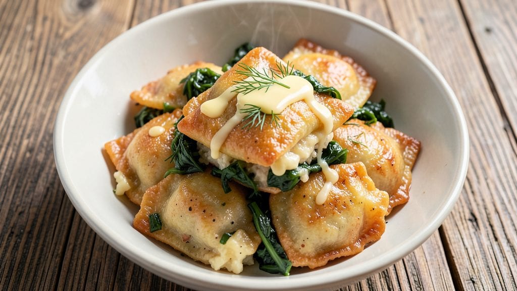 Potato and Sauerkraut Pierogi Recipe: Tart and Tangy Dumplings With Crispy Edges