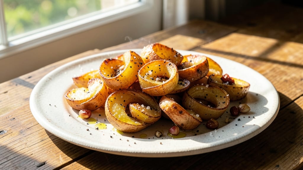 Twisted Potato Recipe: Twisted Vinegar-Kissed Wedges With Fluffy Hearts